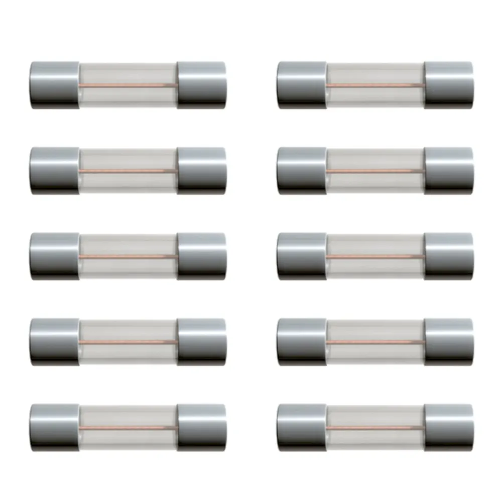 Kjell Elektronikk|Glassrørsikring 5 x 20 mm 3,15 A Raske (F) 10-pk.