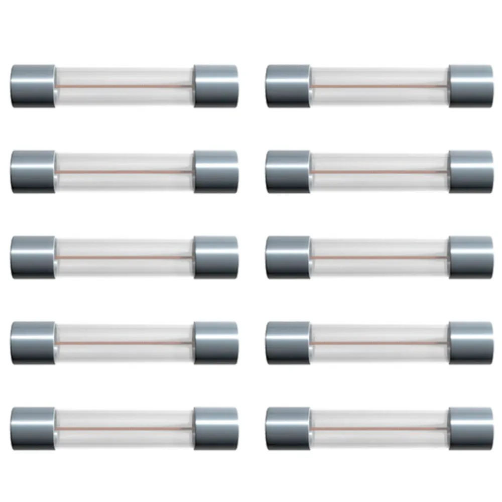 Kjell Elektronikk|Glassrørsikring 6 x 32 mm 3,15 A Trege (T) 10-pk,