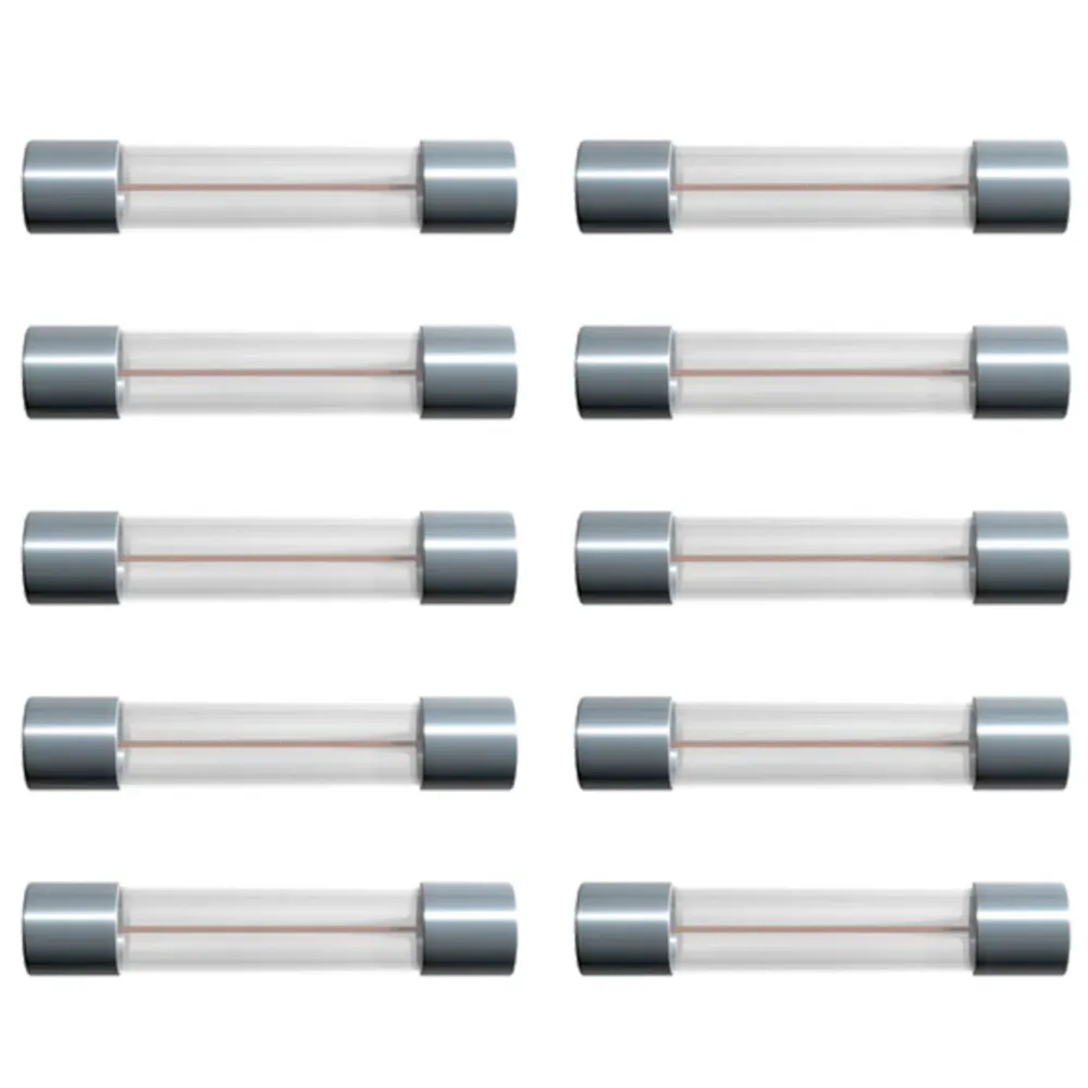 Kjell Elektronikk|Glassrørsikring 6 x 32 mm 500 mA Raske (F) 10-pk.