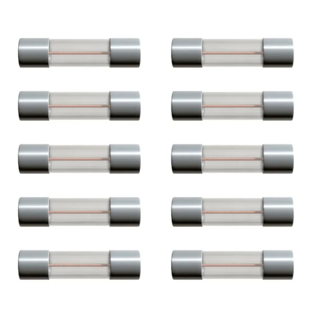 Kjell Elektronikk|Glassrørsikring 5 x 20 mm 200 mA Trege (T) 10-pk