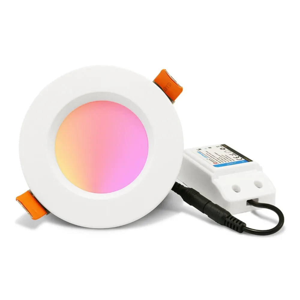 Gledopto Smart Belysning|Smart Belysning|Downlight RGB+CCT med Zigbee 9 W