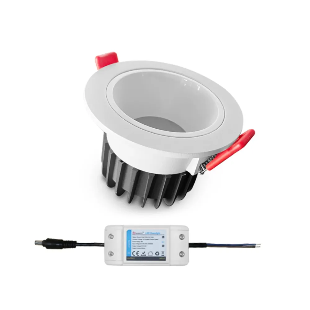 Gledopto Smart Belysning|Smart Belysning|Downlight RGB+CCT med Zigbee 9 W