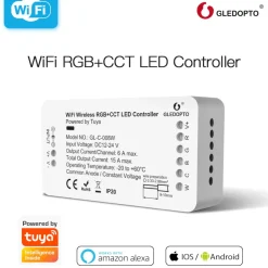 Gledopto Kontroller|RGB+CCT Wifi-kontroller for LED-list