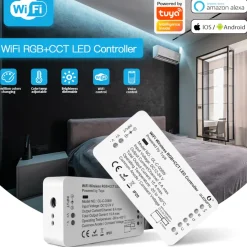 Gledopto Kontroller|RGB+CCT Wifi-kontroller for LED-list