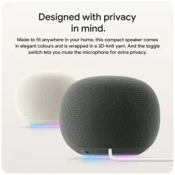 Google Høyttaler|Stemmeassistenter|Home Speaker smart høyttaler med Gemini