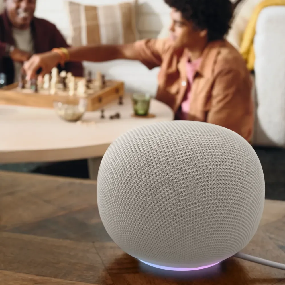 Google Høyttaler|Stemmeassistenter|Home Speaker smart høyttaler med Gemini