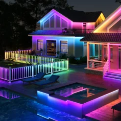 Govee Lyslenker|Led-Lister|Outdoor Strip Light Pro RGBICWW 10 m