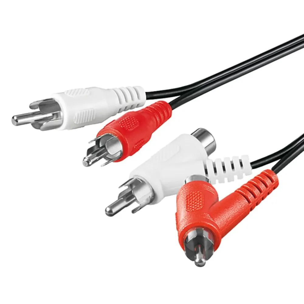 Kjell Lyd- & Videokabler|Grenkabel RCA til RCA 1,5 m
