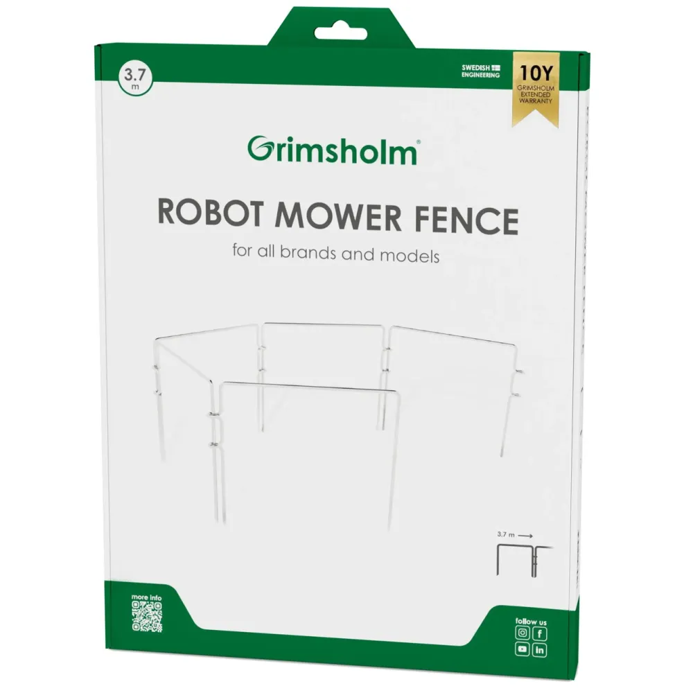 Grimsholm Hage|Gressklippere|Gjerde for robotgressklipper 3,7 m