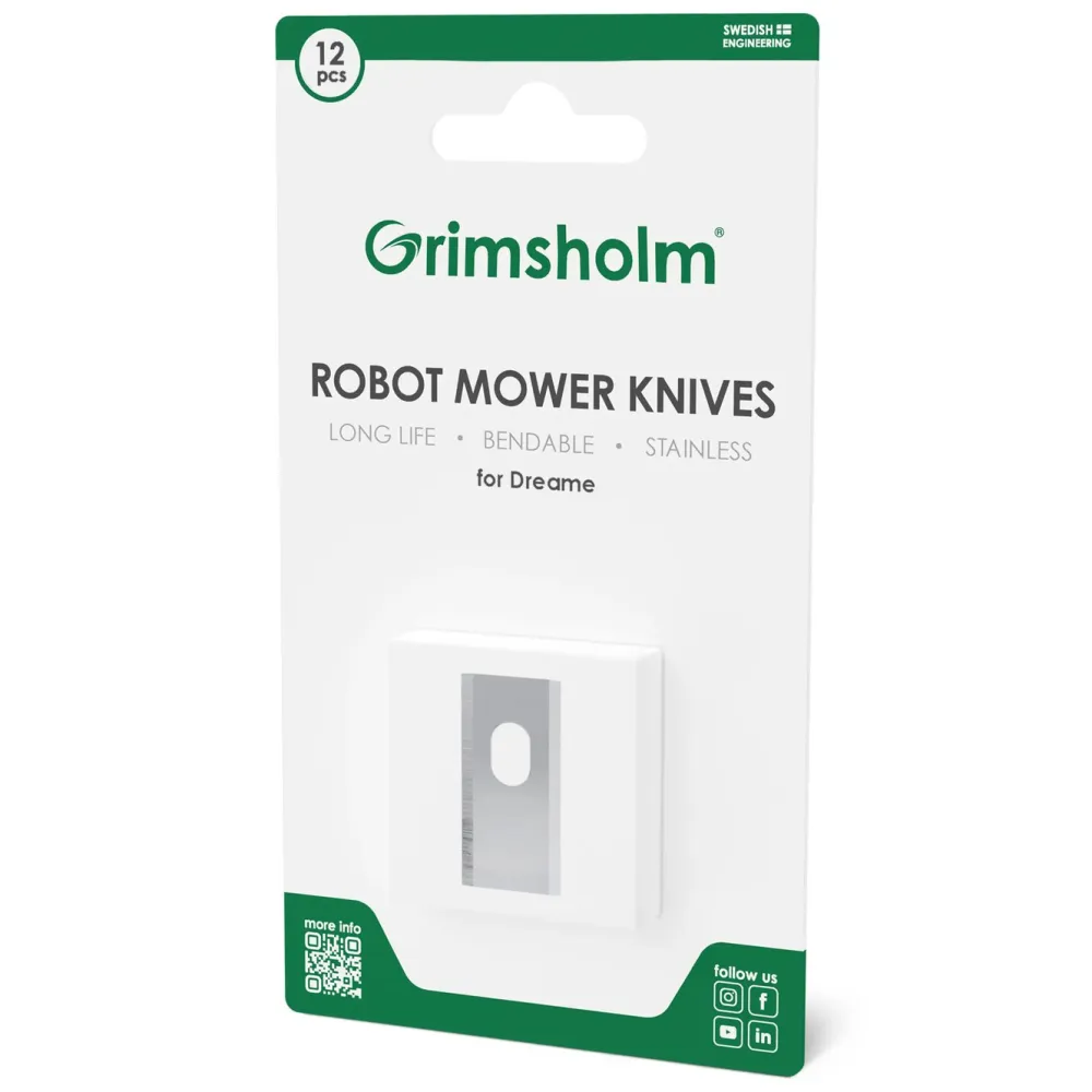 Grimsholm Hage|Gressklippere|Kniver til Dreame robotgressklipper 12-pakk