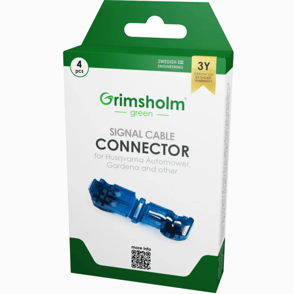 Grimsholm Hage|Gressklippere|Tilkoblingskontakt for ladestasjon - 4-pk.