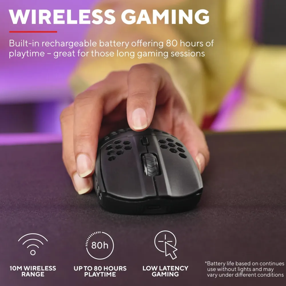 GXTrust Gaming Mus|Datamus|GXT929 Helox Ultra-lightweight Wireless Gaming Mouse