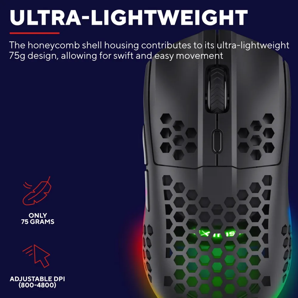 GXTrust Gaming Mus|Datamus|GXT929 Helox Ultra-lightweight Wireless Gaming Mouse