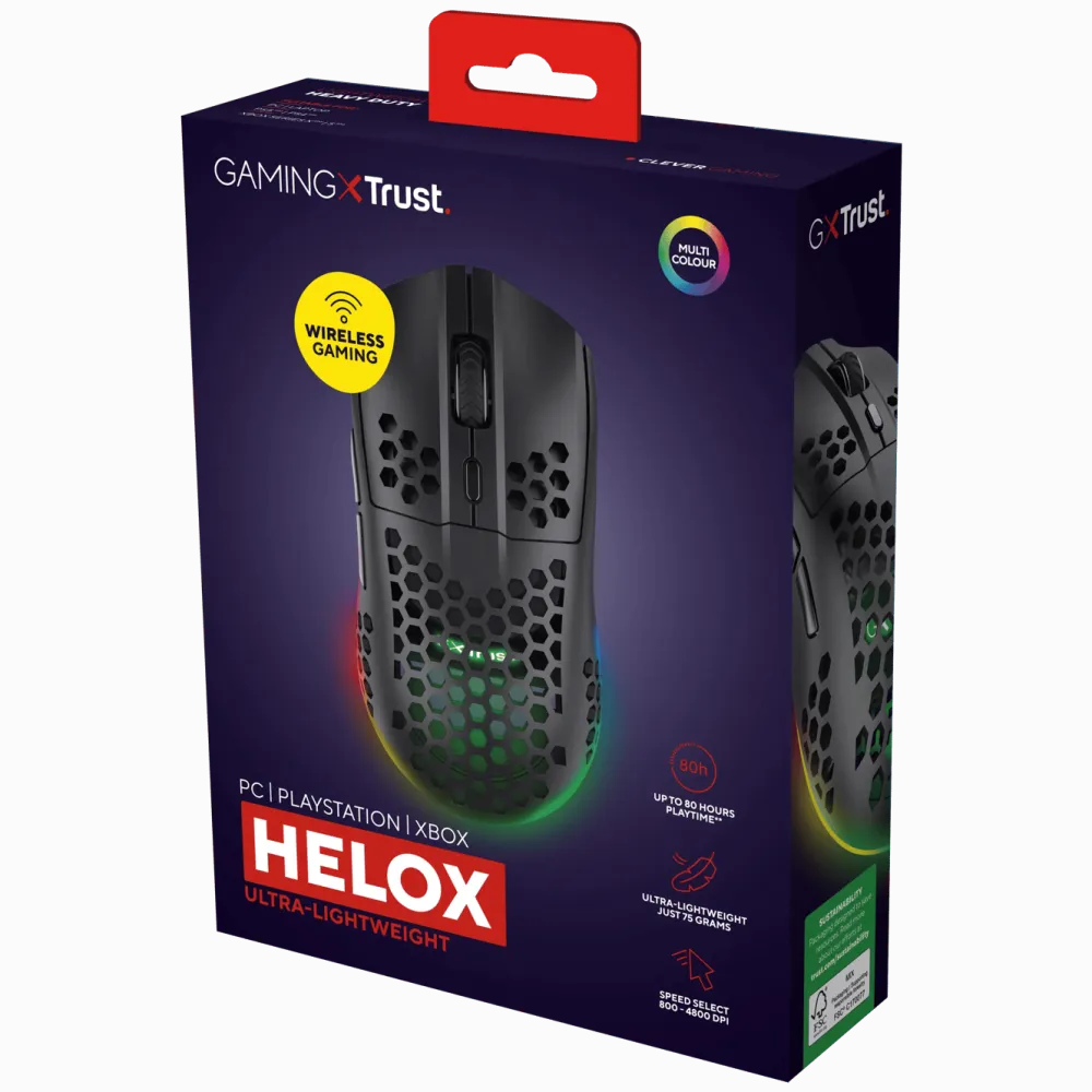 GXTrust Gaming Mus|Datamus|GXT929 Helox Ultra-lightweight Wireless Gaming Mouse