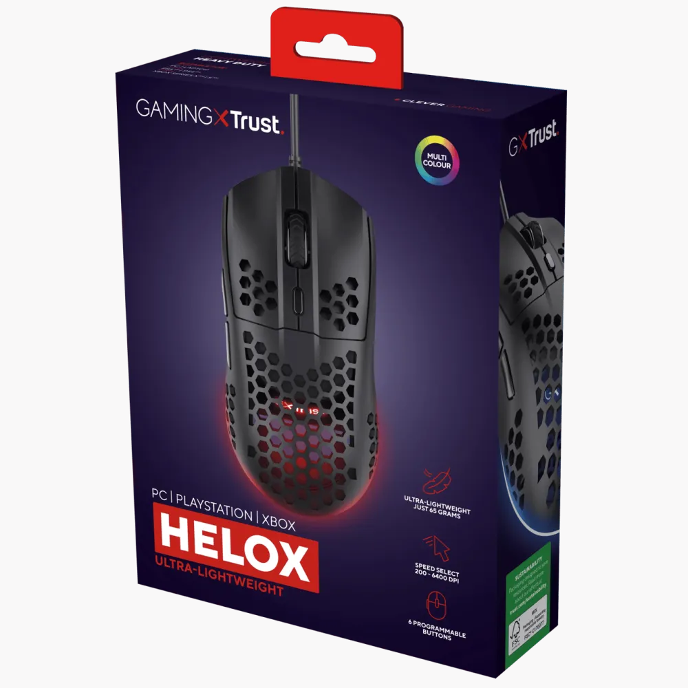GXTrust Gaming Mus|Datamus|GXT928 Helox Ultra-lightweight Gaming Mouse