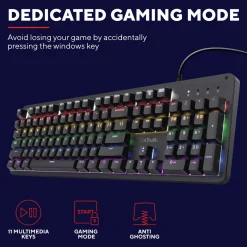 GXTrust Tastatur|Gaming Tastatur|GXT 863 Mekanisk tastatur