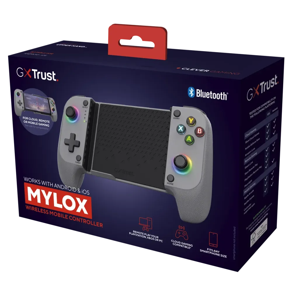 GXTrust Skjermbeskytter Og Deksel|Gamingskjermer|GXT 735 Mylox trådløs mobil håndkontroller