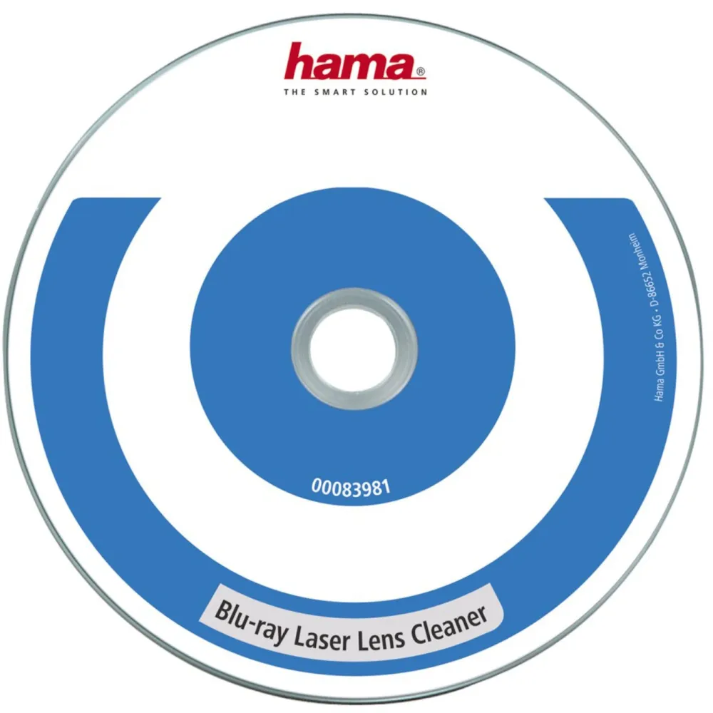 Hama Datatilbehør|Ergonomi|Blu-ray-linserengjøring