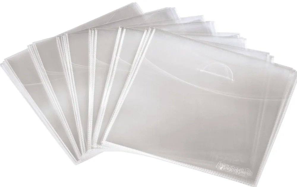 Hama Datatilbehør|Ergonomi|CD/DVD-lomme med lokk, 50-pk.