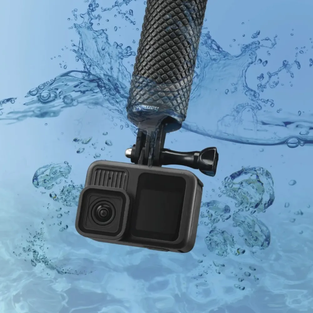 Hama Foto Og Video|Flytegrep 2in1 for actionkamera Svart