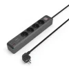 Hama Strømledninger|Sterkstrøm|Grenuttak med USB-C/A 65 W PD 4-uttak