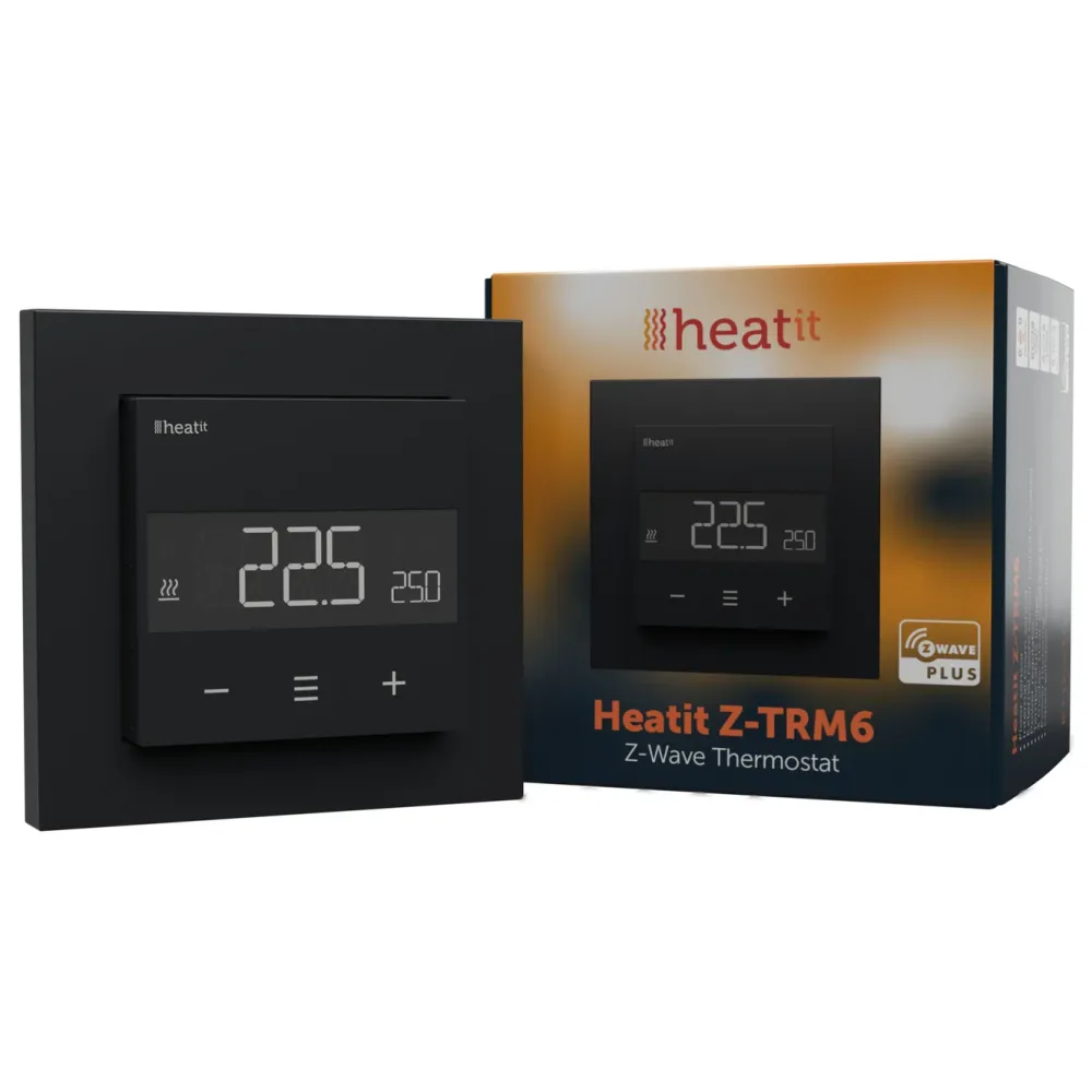 Heatit Smarte Sensorer|Z-TRM6 Termostat med Z-wave
