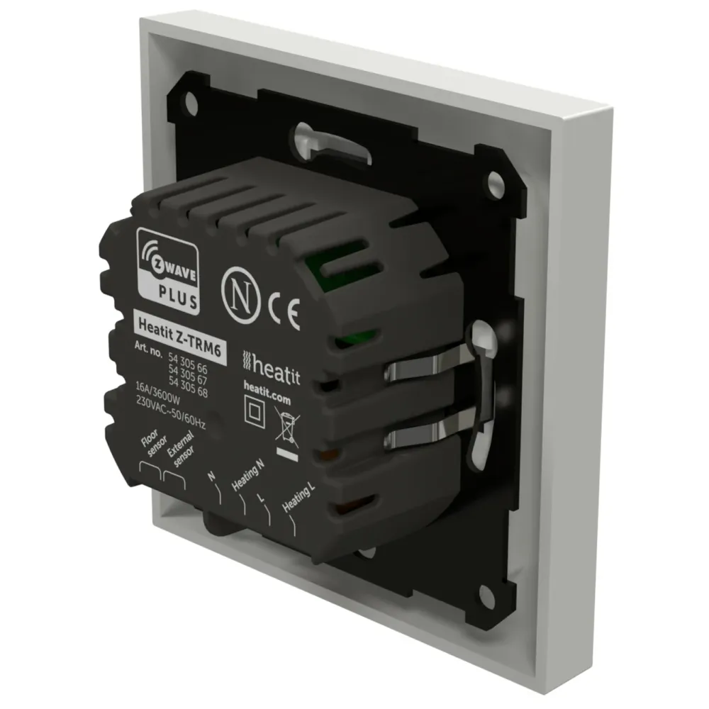 Heatit Smarte Sensorer|Z-TRM6 Termostat med Z-wave