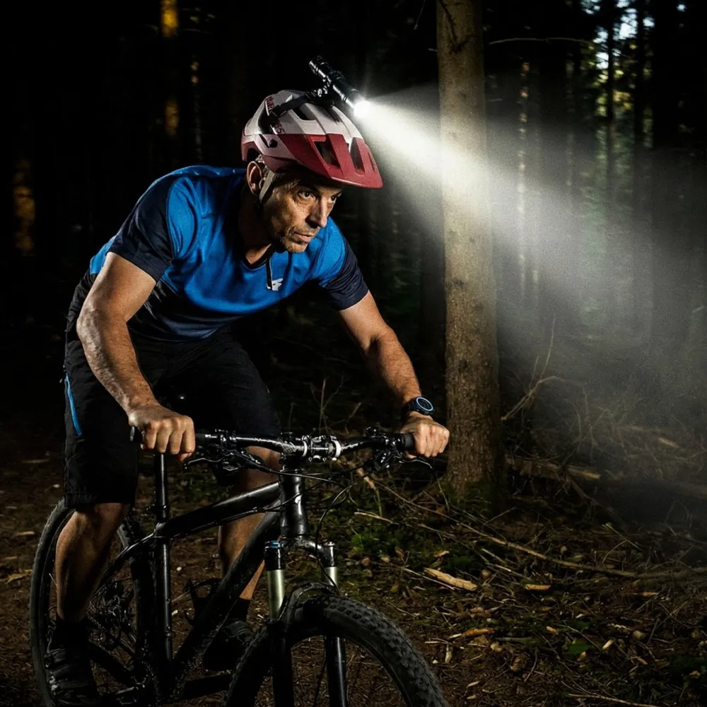 Kjell Foto Og Video|Lommelykter|Helmet Mount hjelmfeste for lykt eller actionkamera