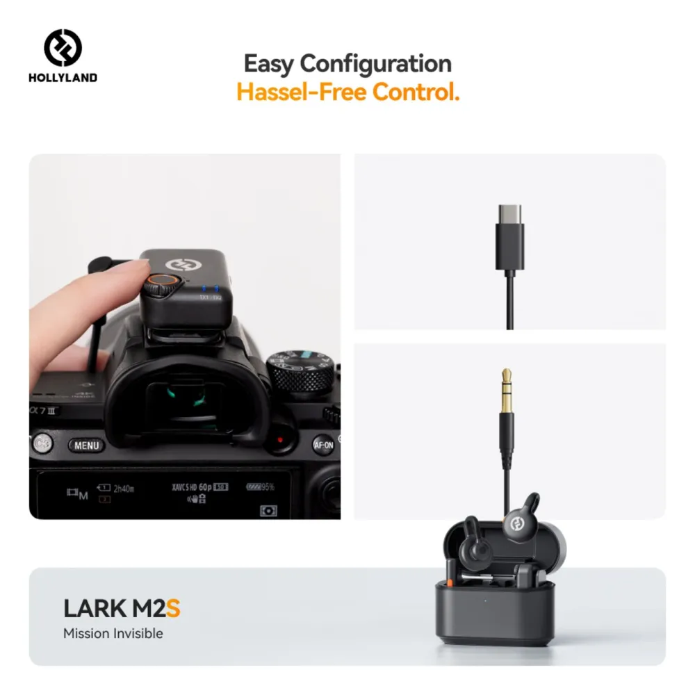 Hollyland Mikrofoner|Lark M2S Mini Combo