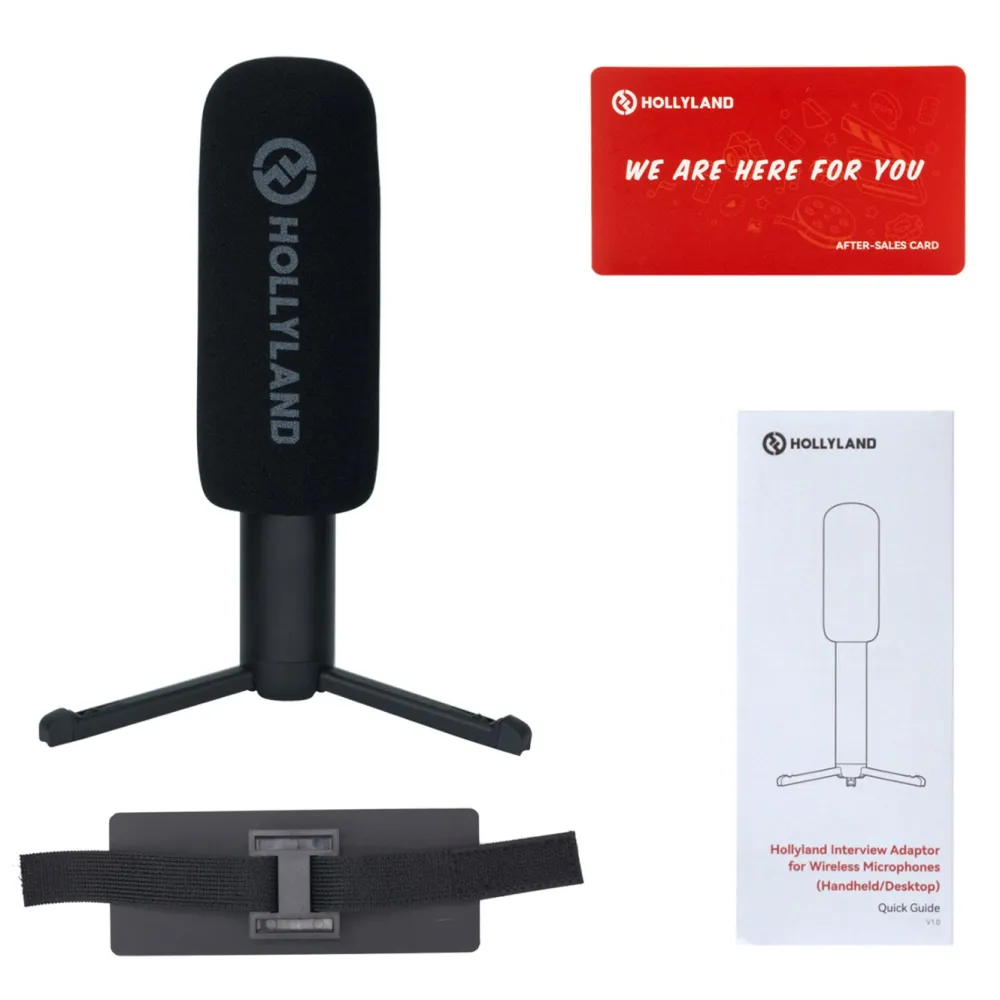 Hollyland Mikrofoner|Interview Adapter for trådløse mikrofoner