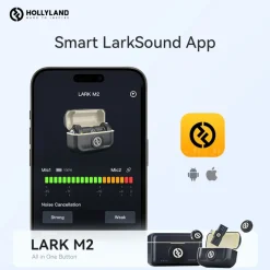 Hollyland Mikrofoner|Lark M2 Combo Trådløst mikrofonsystem