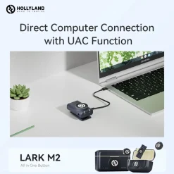 Hollyland Mikrofoner|Lark M2 Combo Trådløst mikrofonsystem