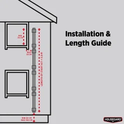 Housegard Brannvern|Forlengelsesdel til brannstige 90 cm 90 cm