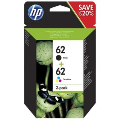 HP Skrivere Og Tilbehør|62 Blekkpatroner 2-pk.