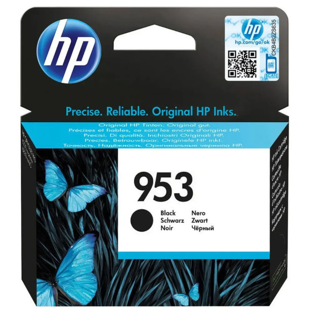 HP Skrivere Og Tilbehør|953 Blekkpatron Svart