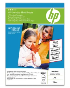 HP Skrivere Og Tilbehør|Everyday fotopapir A4 100-pk.