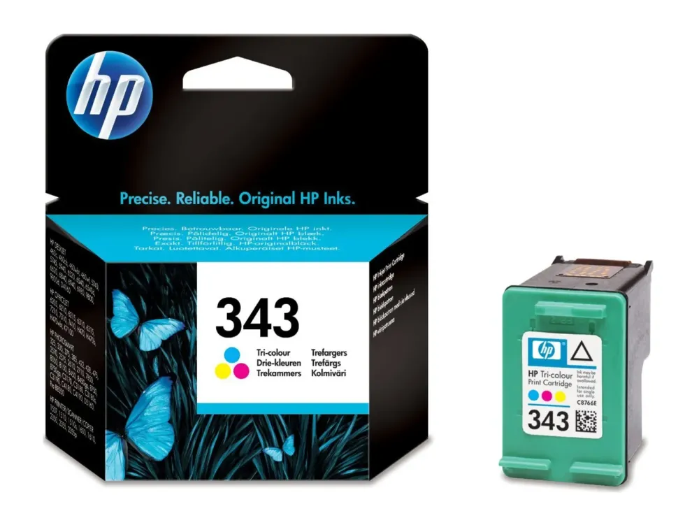 HP Skrivere Og Tilbehør|343 - 3-farge