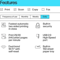 HP Skrivere Og Tilbehør|LaserJet MFP M234dw multifunksjonsskriver Trådløs