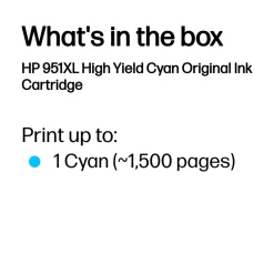 HP Skrivere Og Tilbehør|nr 951XL - Cyan