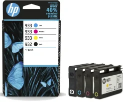 HP Skrivere Og Tilbehør|932 og 933 Blekkpatroner 4-pk.
