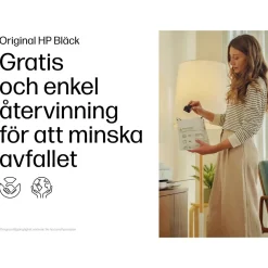 HP Skrivere Og Tilbehør|308 Svart blekkpatron