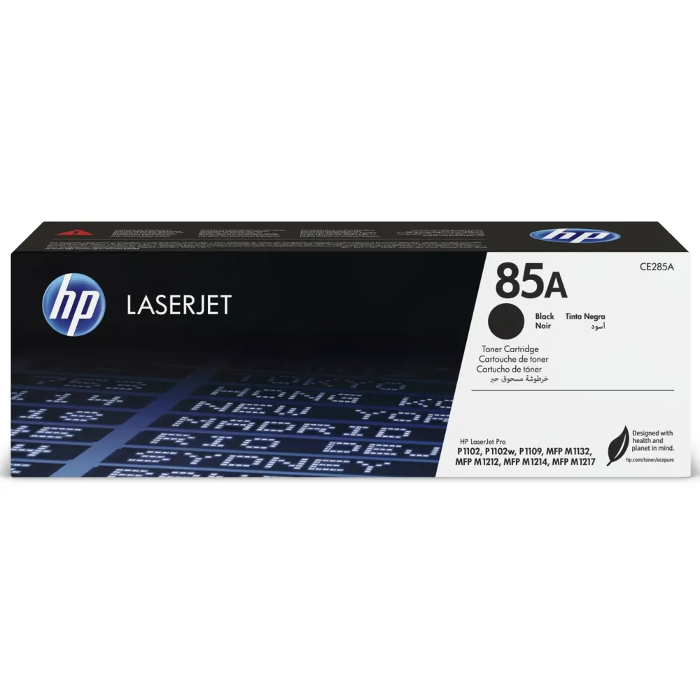 HP Skrivere Og Tilbehør|Toner 85A - Svart