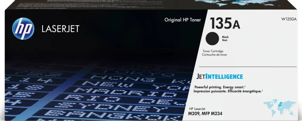 HP Skrivere Og Tilbehør|Toner 135A - Svart