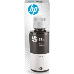 HP Skrivere Og Tilbehør|32XL Blekkflaske Svart 135 ml