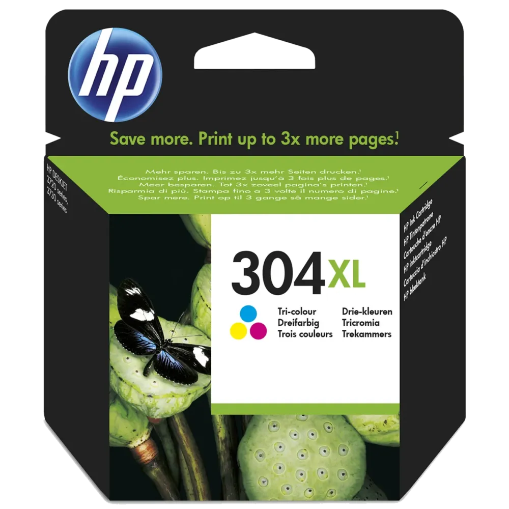 HP Skrivere Og Tilbehør|304 XL Blekkpatron, flere farger