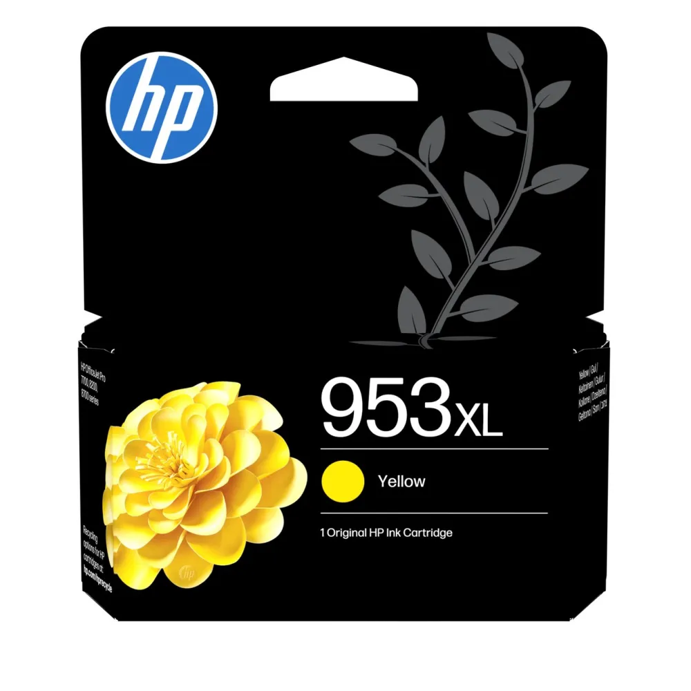 HP Skrivere Og Tilbehør|953XL Blekkpatron - Gul