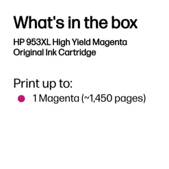 HP Skrivere Og Tilbehør|953XL Blekkpatron - Magenta