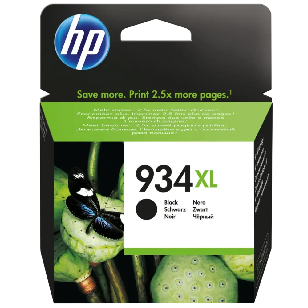 HP Skrivere Og Tilbehør|934XL Blekkpatron, svart