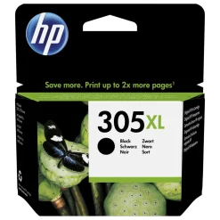 HP Skrivere Og Tilbehør|305XL Blekkpatron - Svart