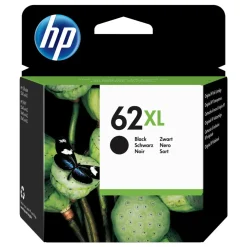 HP Skrivere Og Tilbehør|62 XL blekkpatron, svart